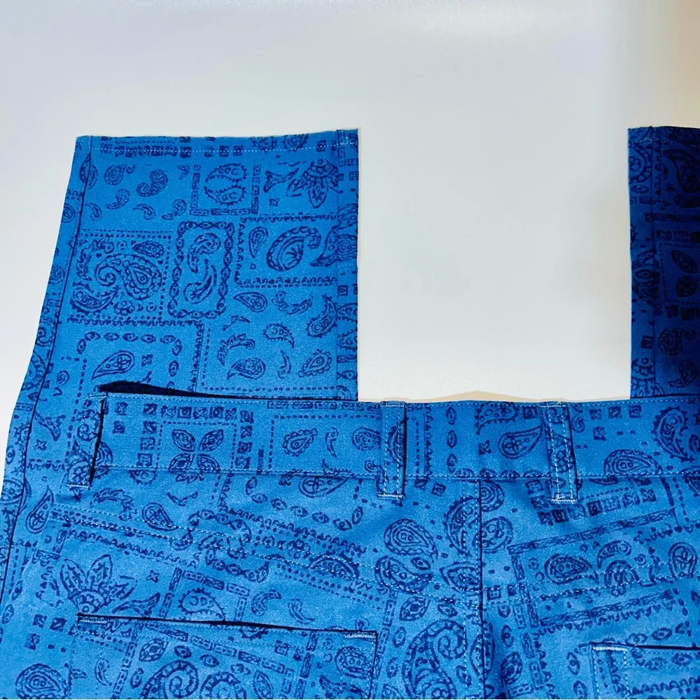 Peter Millar pants EB66 Delos Paisley performance golf pants men size 34 X 30 - Picture 8 of 11